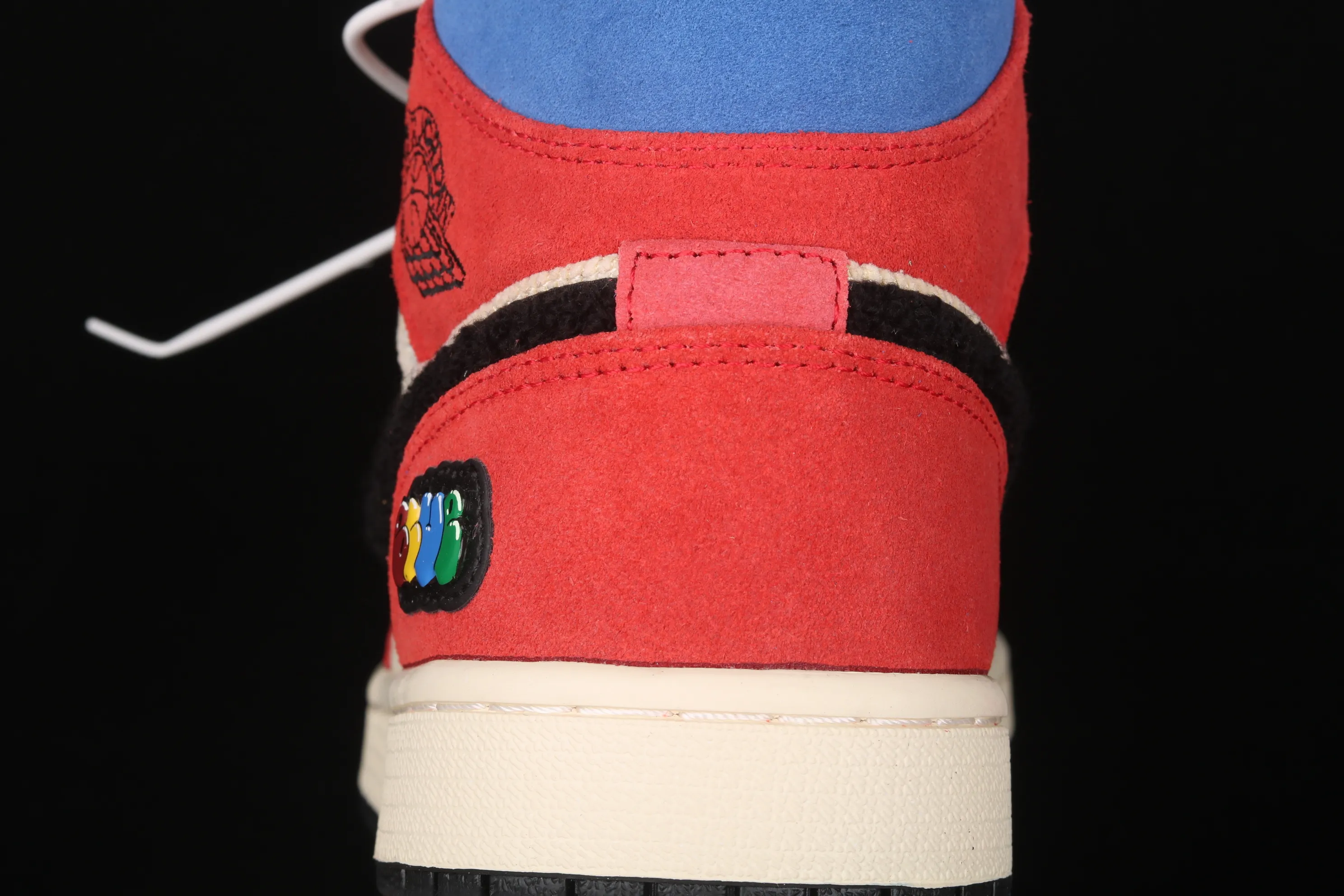 All categories Air Jordan Jordan series basketball shoes Air Jordan 1 Mid Blue The Great x Air Jordan 1 Mid AJ1 Joe 1 mid-top "colorful stitching" basketball shoes CU2805-100